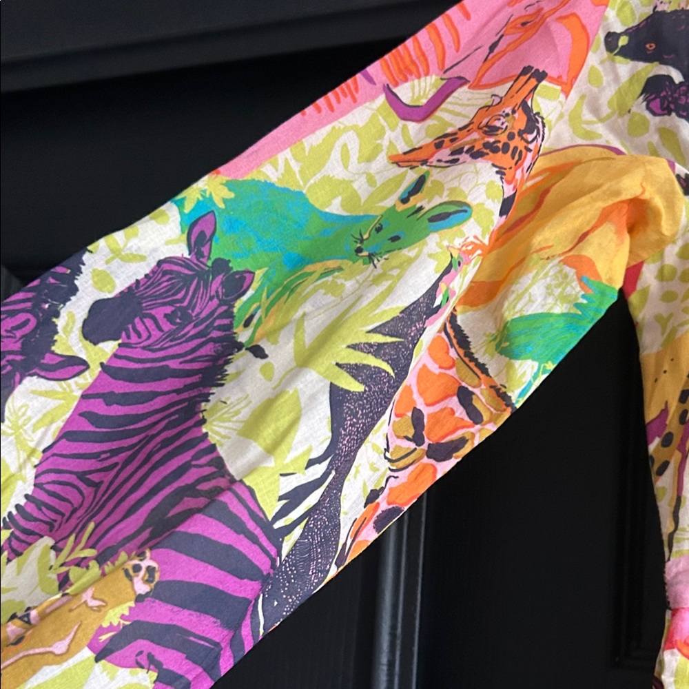 Jcrew Safari Print Dress XS - Picture 6 of 8